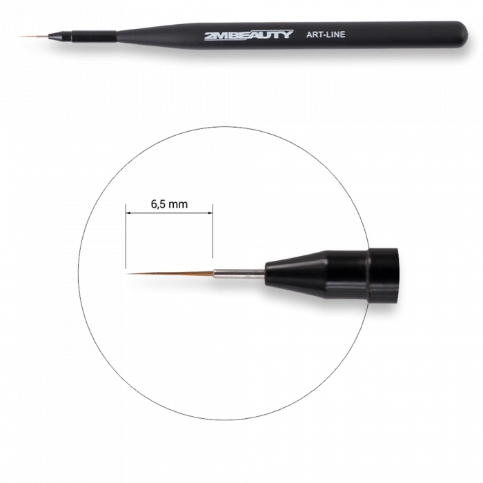 Díszítő ecset ART Line - Black Beauty (2)