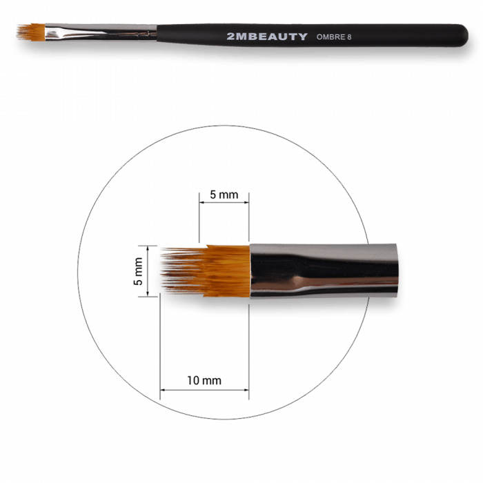 Díszítő ecset Ombre 8 - Black Beauty (2)