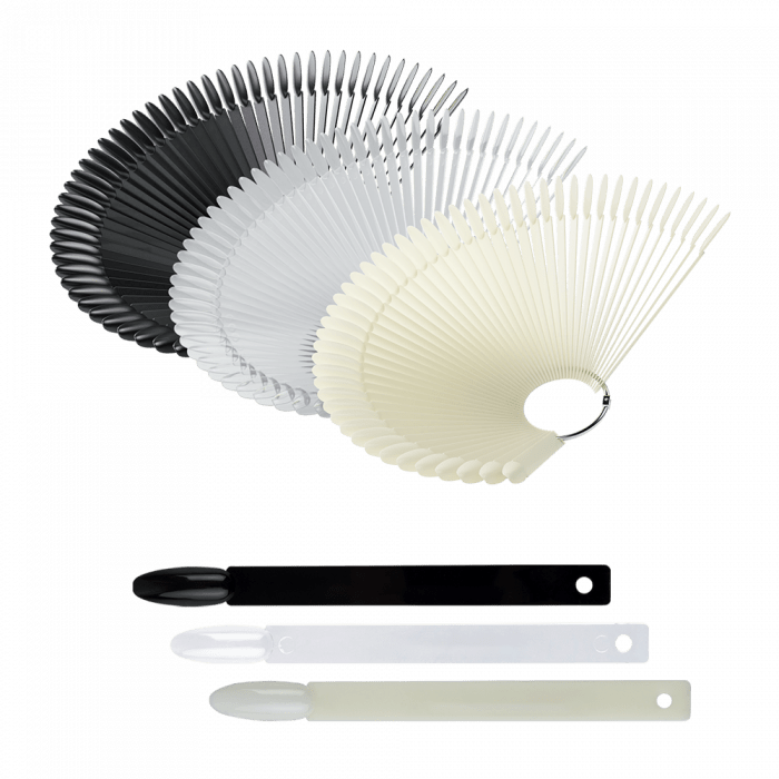 Nyeles Mandula Tip Fém Gyűrűvel (50 db-os) (Clear, csomag) (2)