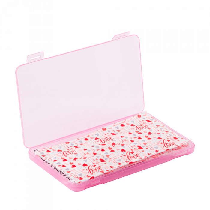 Maszk tároló - pink (2)