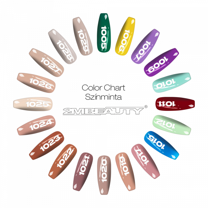 Gel Lack - Selyemfényű 1015 - HEMA Mentes (13 ml) (2)