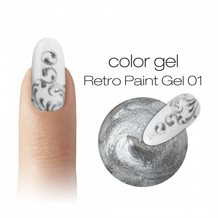 Retro Paint Gel 01 2MBEAUTY műköröm alapanyagok webáruháza