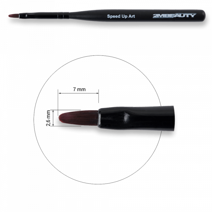 Díszítő Ecset Speed Up Art - Black Beauty (2)