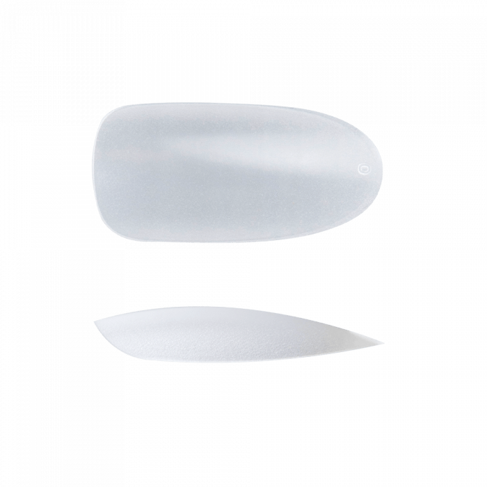 Nail Art Tip Oval Clear - 120 db Tip (120db - dobozzal) (3)