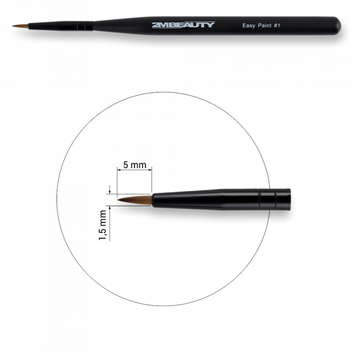 Díszítő Ecset Easy Paint 1 - Black Beauty (2)
