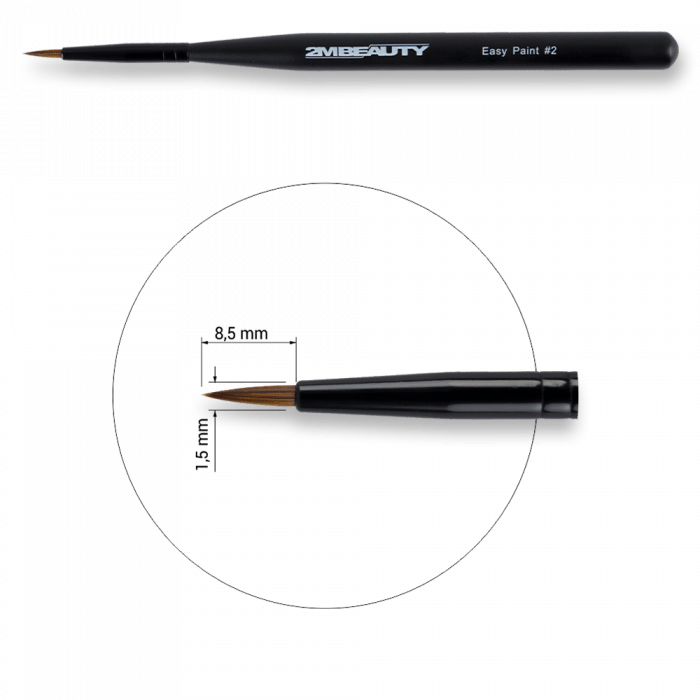 Díszítő Ecset Easy Paint 2 - Black Beauty (2)