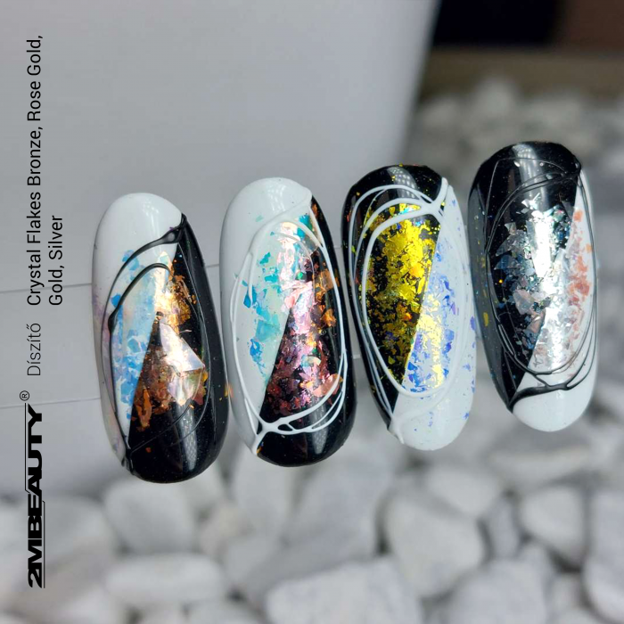 Díszítés – Crystal Flakes - Bronze (2)