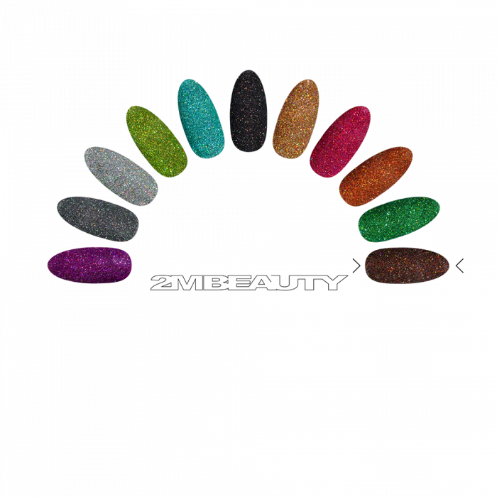 Csillámpor Holo Diamond Glitter 11 (db) (3)