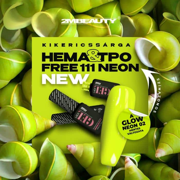 Gel Lack - HEMA Mentes 111 - Neon (13 ml) (3)