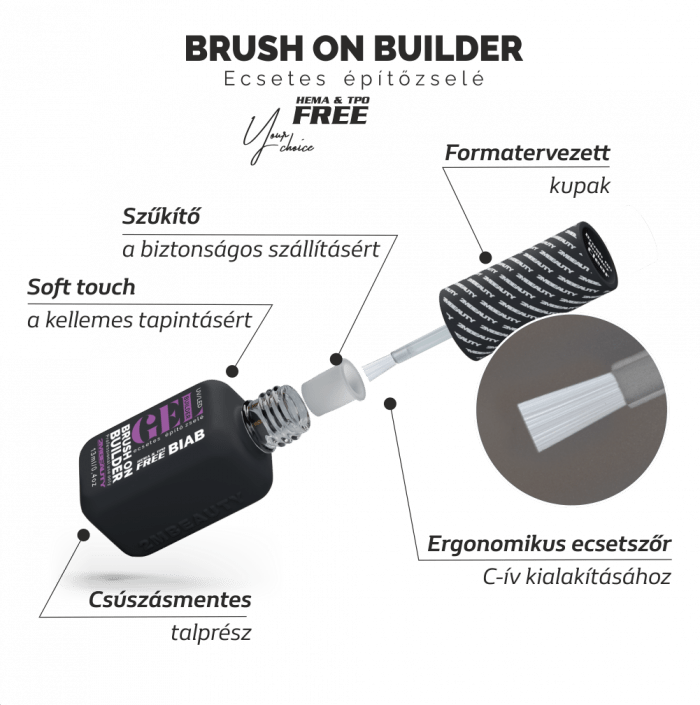 Brush On Builder Color 07 - HEMA Mentes Ecsetes Építőzselé (5ml - mini me) (2)