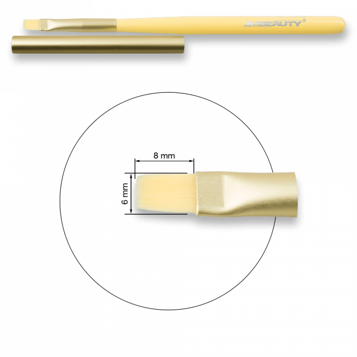 Zselé Ecset Gel #6 - Színes Kupakkal (Pasztellrózsaszín) (2)