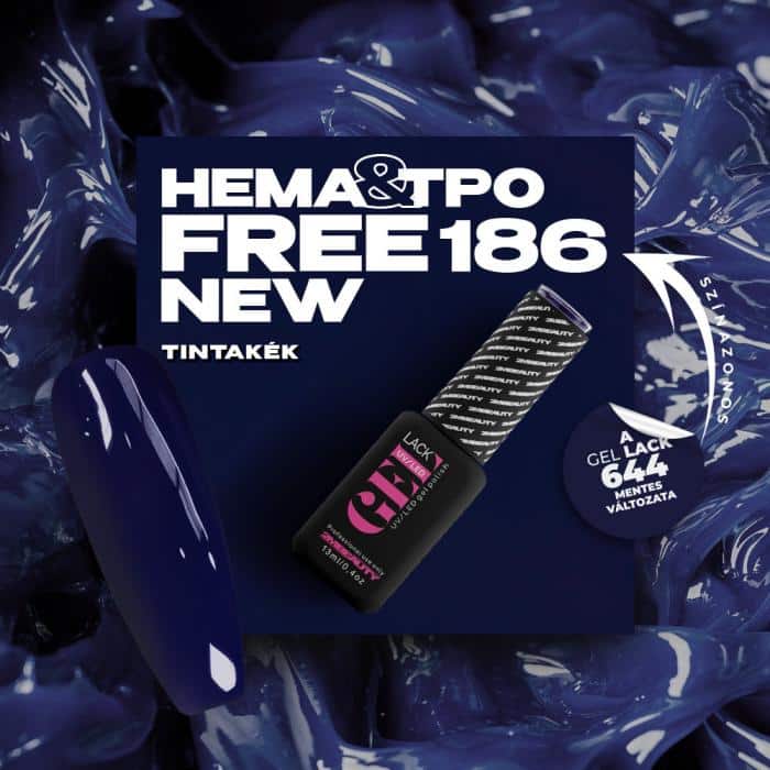 Gel Lack - HEMA Mentes 186 (13 ml) (2)