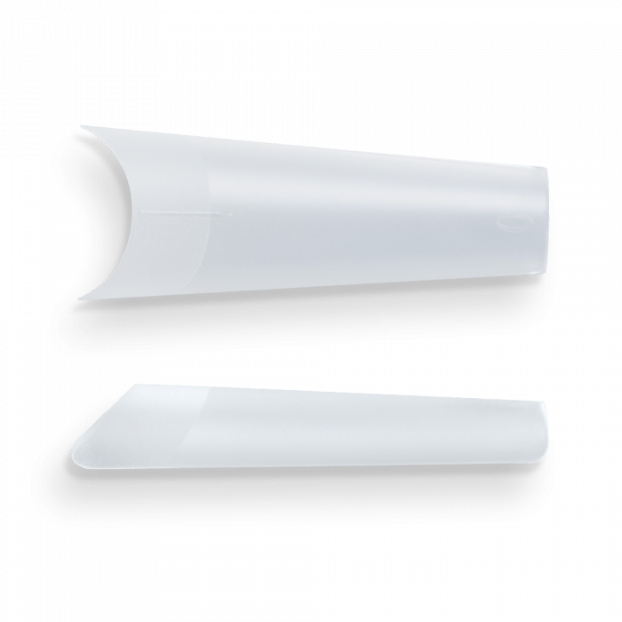 Easy Press On Nail Tip Half Long Coffin - 160 DB Tip (160db - zacskóval) (2)