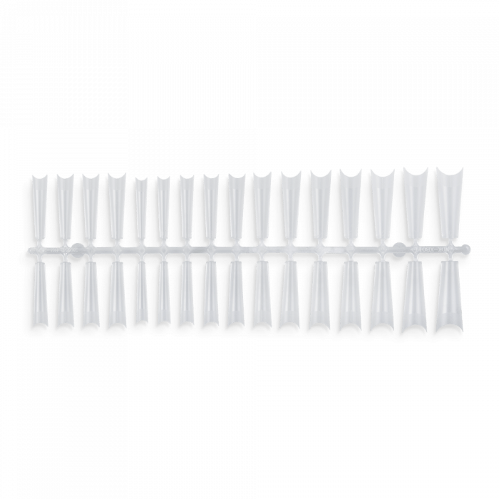 Easy Press On Nail Tip Half Long Coffin - 160 DB Tip (160db - zacskóval) (3)