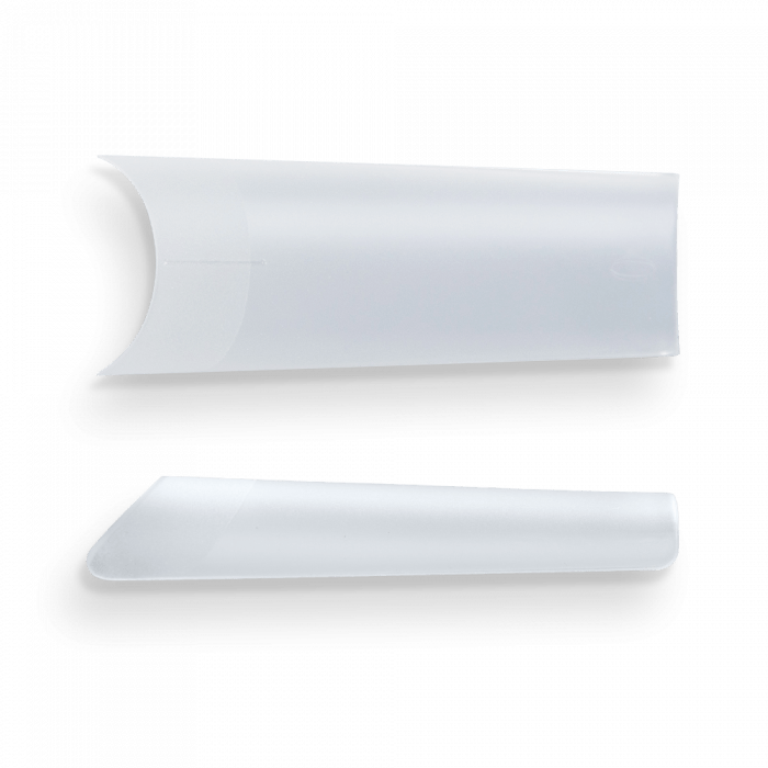 Easy Press On Nail Tip Half Long Square - 160 DB Tip (160db - zacskóval) (2)