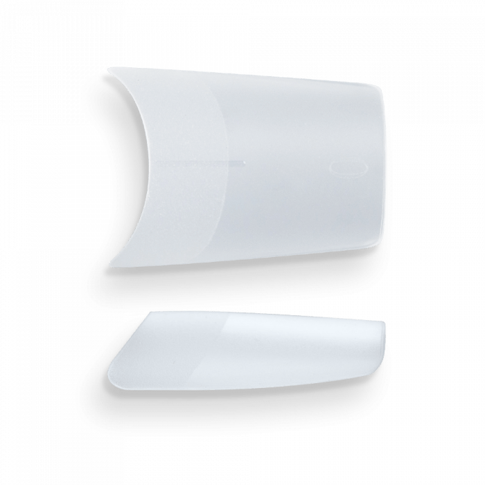 Easy Press On Nail Tip Half Short Square - 160 DB Tip (160db - zacskóval) (2)