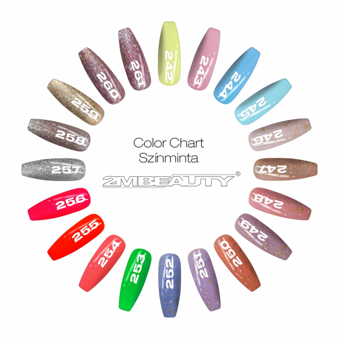 Gel Lack - HEMA Mentes 261 (13 ml) (2)