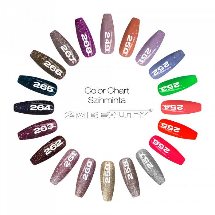 Gel Lack - HEMA Mentes 264 (13 ml) (2)