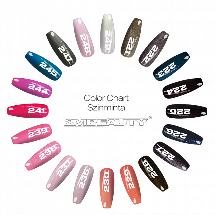 Színes Zselé - Selyemfényű 221 - HEMA Mentes (5g) (2)