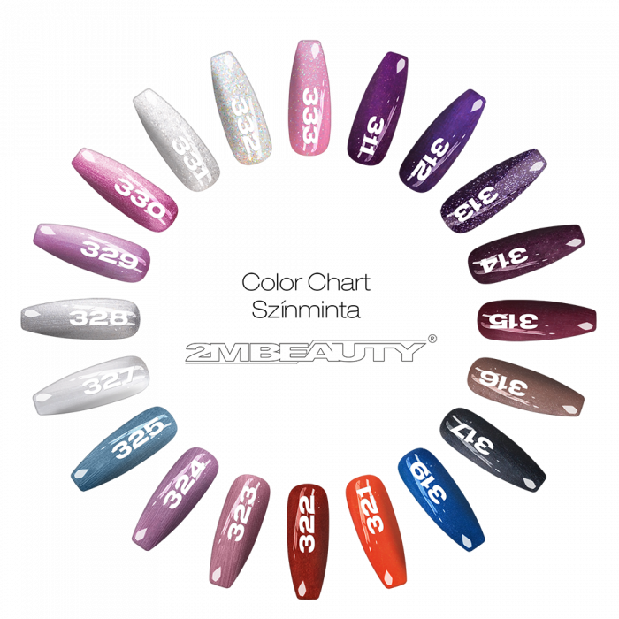 Színes Zselé - Selyemfényű 329 - HEMA Mentes (5g) (2)