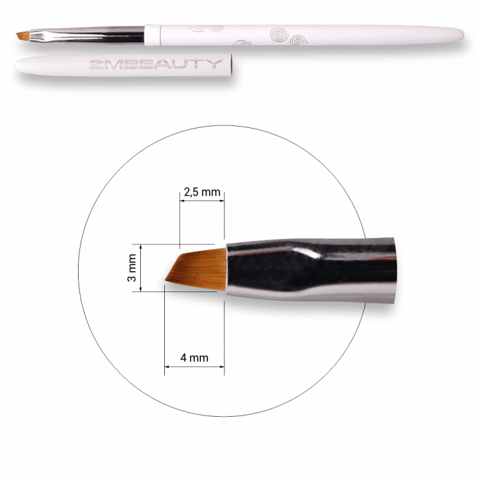 Díszítő ecset Stroke #0 (White Abstract - 2018) (2)