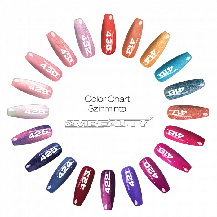 Színes Zselé - Csillámos 426 - HEMA Mentes (5g) (2)