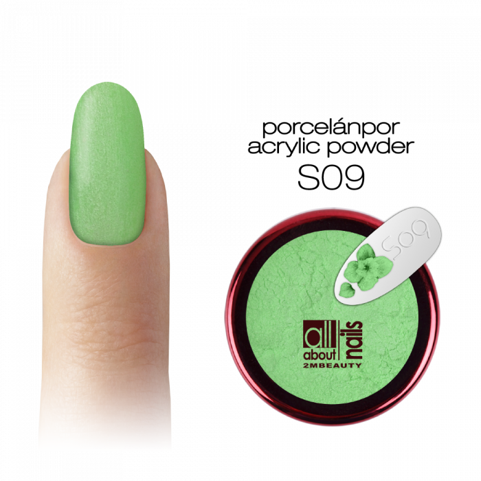 Színes Porcelánpor - selyemfényű S09 (5g) (2)