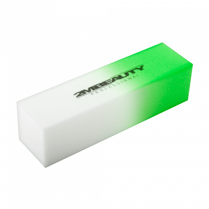 2MBEAUTY Neon zöld-fehér buffer #100 (2)