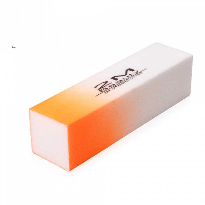 2MBEAUTY Neon narancs-fehér buffer #100 (2)