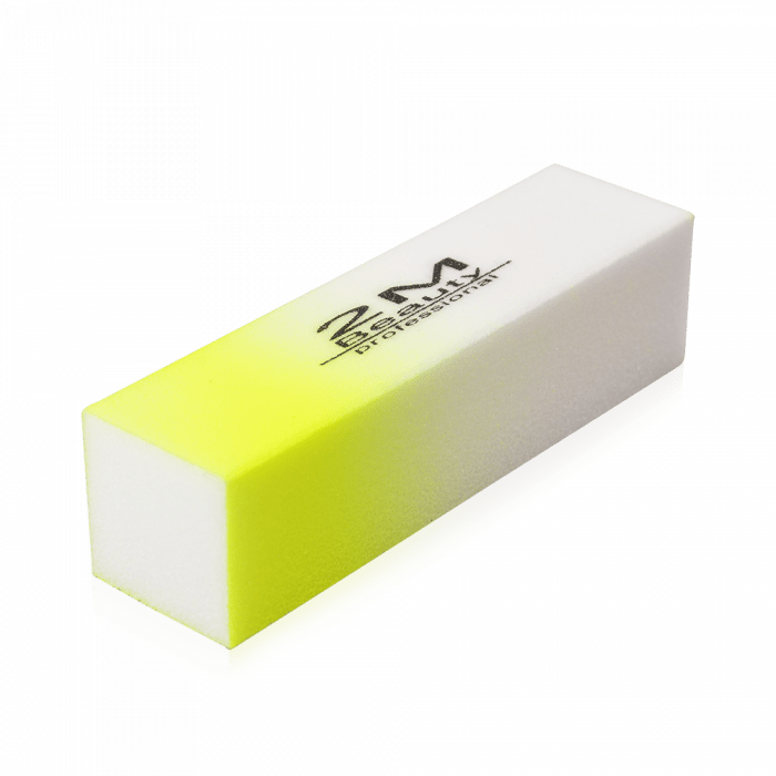 2MBEAUTY Neon citrom-fehér buffer #100 (2)