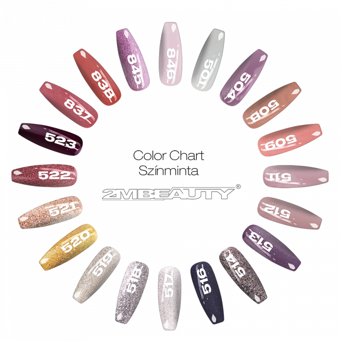 Színes Zselé - Csillámos 511 - HEMA Mentes (5g) (2)