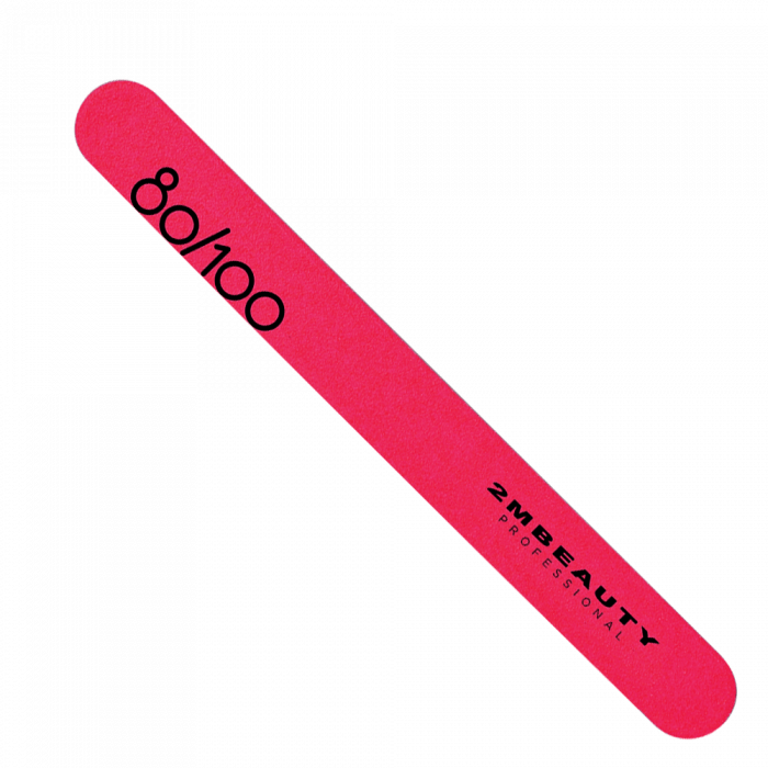 Egyenes Körömreszelő - Neon Pink #80/100 (2)