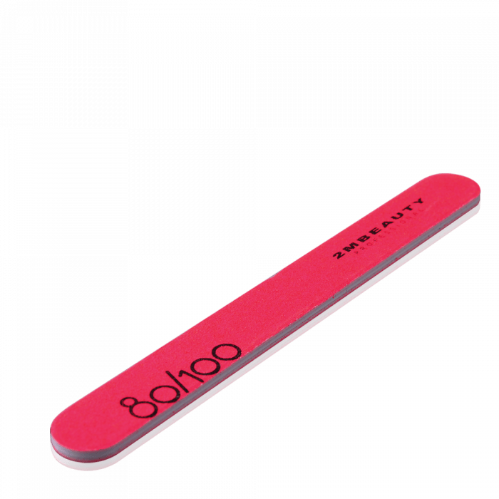 Egyenes Körömreszelő - Neon Pink #80/100 (3)