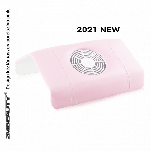 Design kéztámaszos porelszívó - pink műbőr