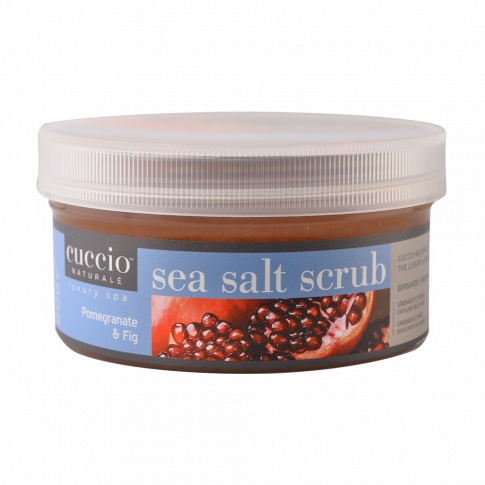 Cuccio Tengeri Sós Bőrradír Gránátalmával és Fügével - Sea Salt Scrub Pomegranate & Fig
