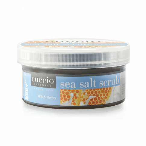 Cuccio Tengeri Sós Bőrradír Tejjel és Mézzel - Sea Salt Scrub Milk & Honey