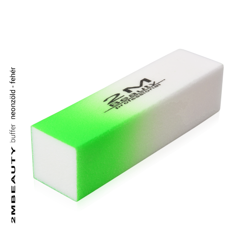 Buffer - Neon Zöld-Fehér #100