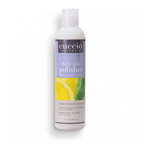 Cuccio Mikroszemcsés Bőrradír Zöldcitrommal és Aloe Verával - Daily Skin Polisher White Limetta & Aloe Vera