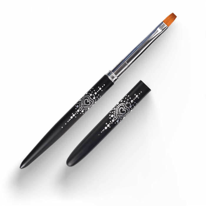 Zselé ecset Gel #8 Long (Black Heart - 2017)