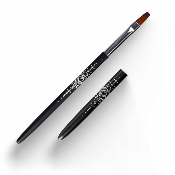 Zselé ecset Gel #6 Oval Long (Black Heart - 2017)