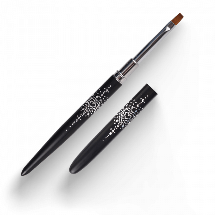 Zselé ecset Gel #4 Long (Black Heart - 2017)
