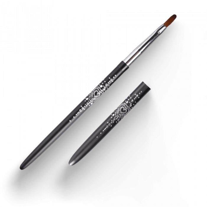 Zselé ecset Gel #2 Oval Long (Black Heart - 2017)