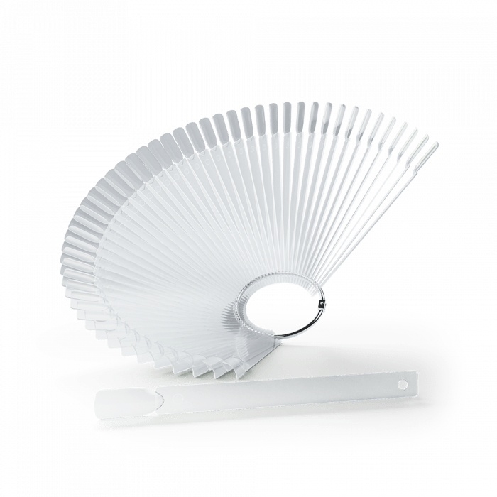 Nyeles Kocka Tip Fém Gyűrűvel (50 db-os) (Clear, csomag)
