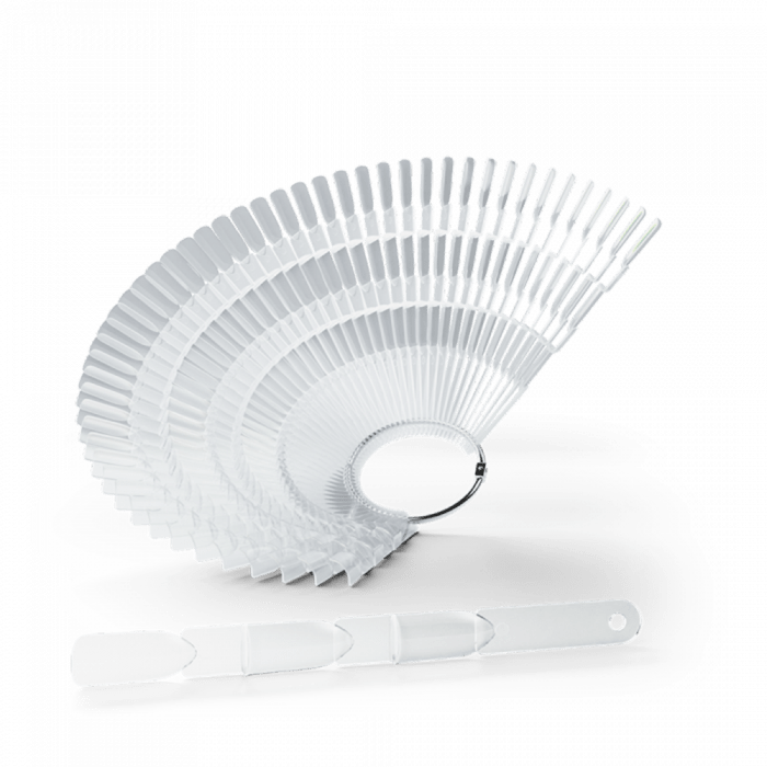 Nyeles Kocka Tripla Tip Fém Gyűrűvel (50 db-os) (Clear, csomag)
