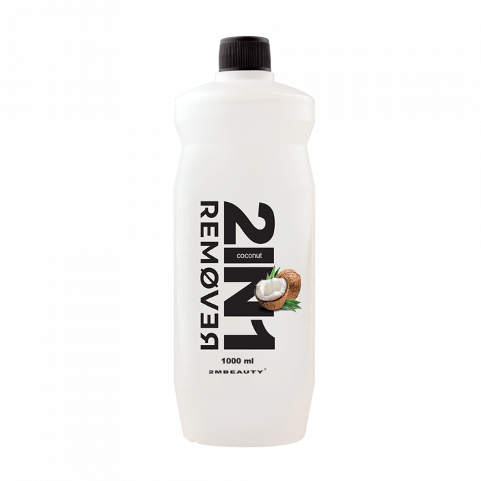 2in1 Gél Lakk Leoldó és Lakklemosó Folyadék - Coconut (1000ml )