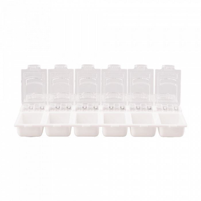 Díszítőtartó 12 részes (White)