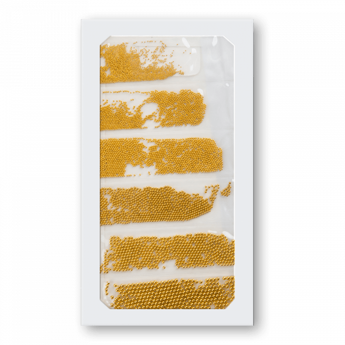 Szórógyöngy mix 6 méretben (Gold)
