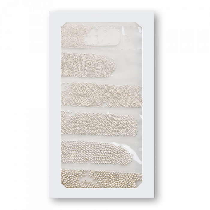 Szórógyöngy mix 6 méretben (Silver)