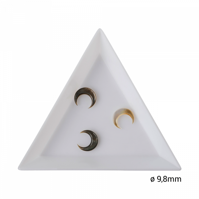 Díszítő Moon Kagylóhéj Effect - Tri Color (Nagy, csomag)