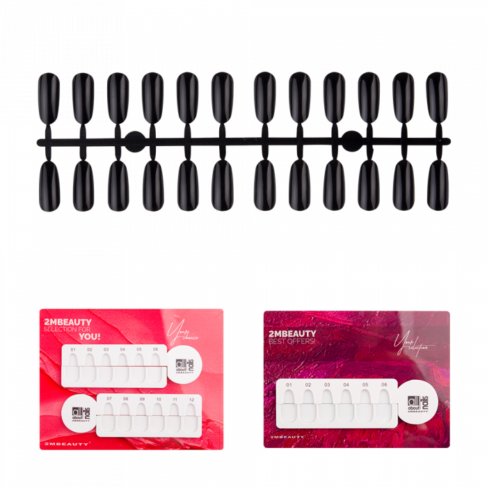 Tipek bemutató kerethez 120db-os (Black, csomag)